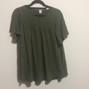Old Navy Olive Blouse